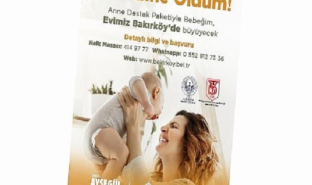 Bakırköy Belediyesinden annelere destek