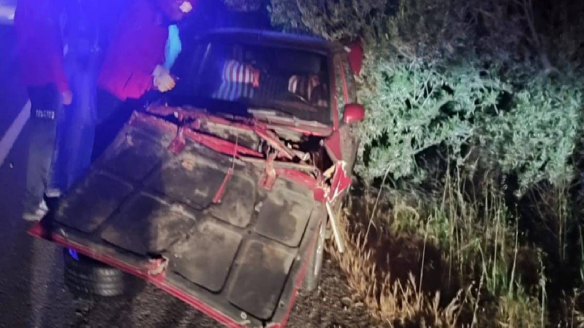 Balıkesir’de trafik kazasında 4 kişi yaralandı