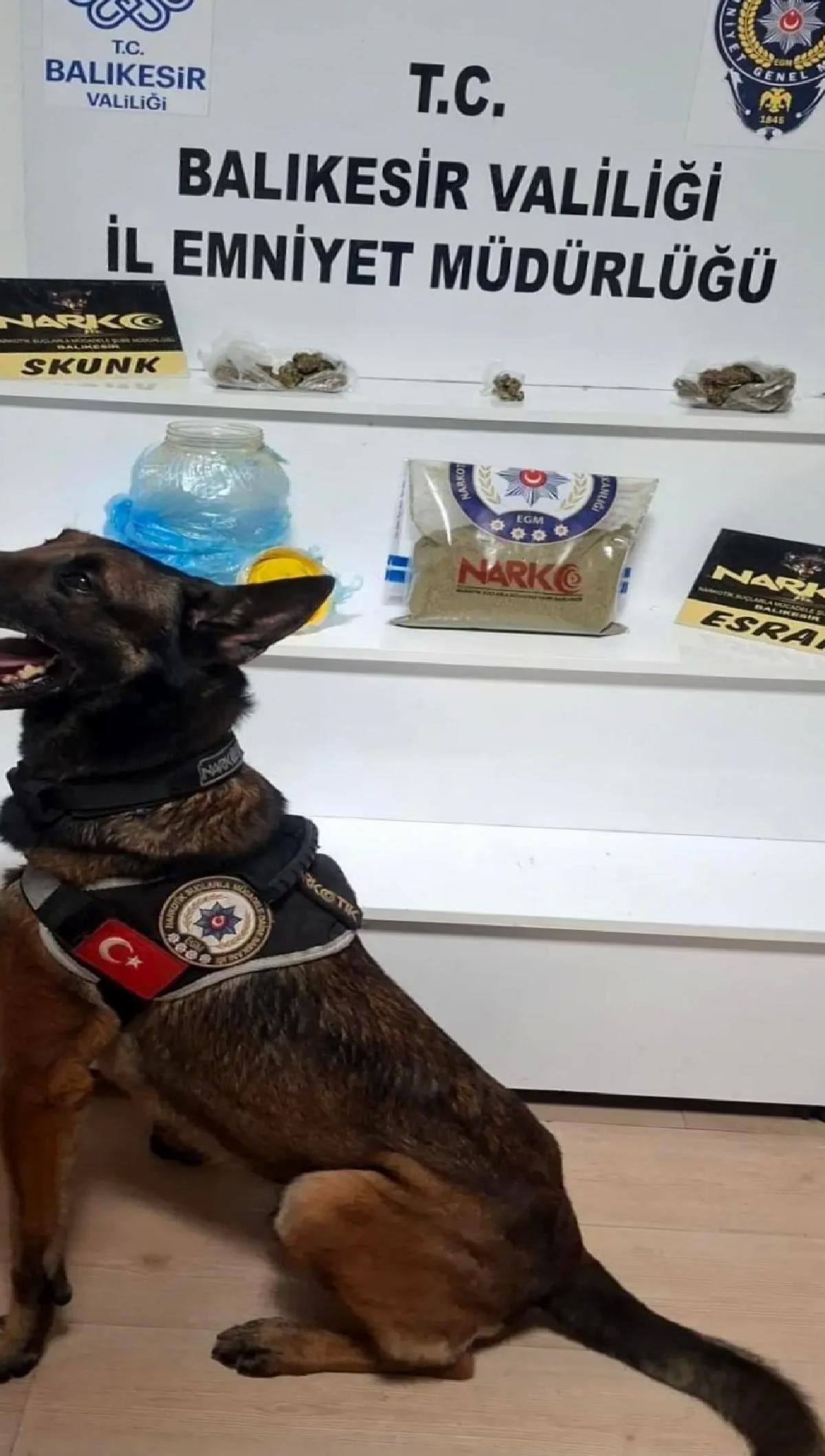 Balıkesir’de Uyuşturucu Operasyonu