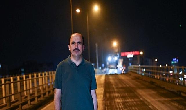 Başkan Altay Koyuncu Köprülü Kavşağı’nda Gece Devam Eden Asfalt Çalışmalarını İnceledi