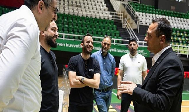 Başkan Eşki’den Göztepe’ye moral ziyareti