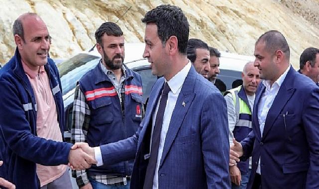 Başkan Önal, şantiyede işçilerle buluştu