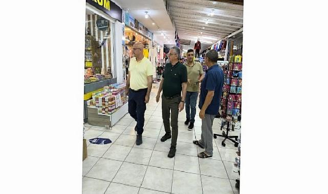 Başkan Topaloğlu Beldibi esnafını ziyaret etti