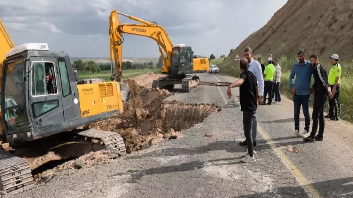 Batman-Diyarbakır Yolunda Çökme