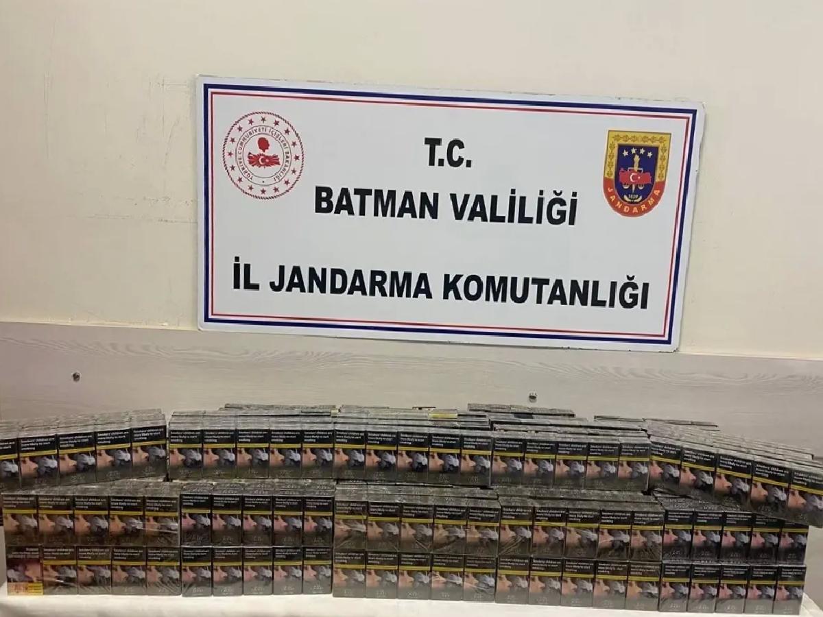 Batman’da Gümrük Kaçağı Sigara Ele Geçirildi