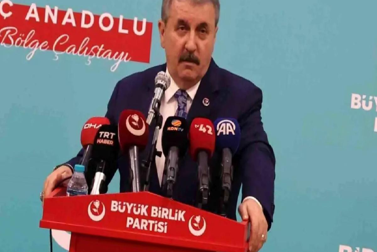 BBP Genel Başkanı Destici: “Gazze sadece bir toprak, kara parçası değildir”