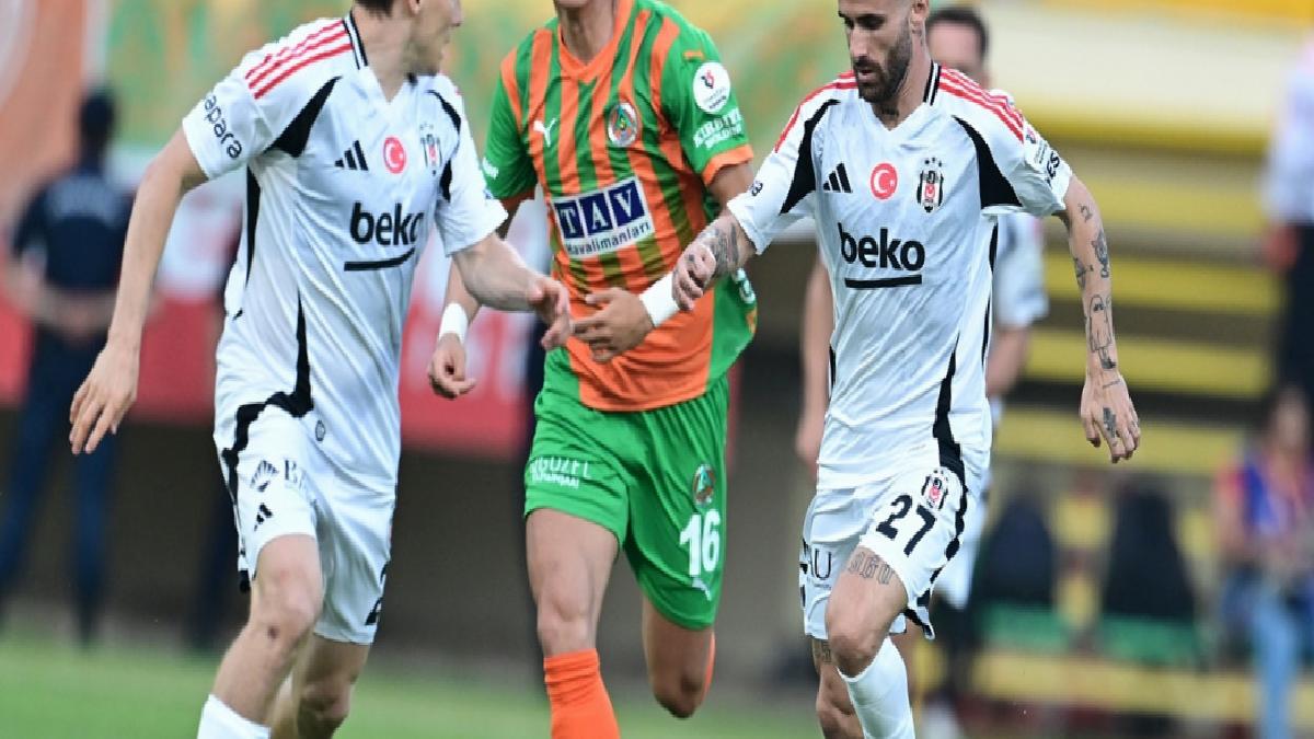 Beşiktaş deplasmanda Alanyaspor ile berabere kaldı