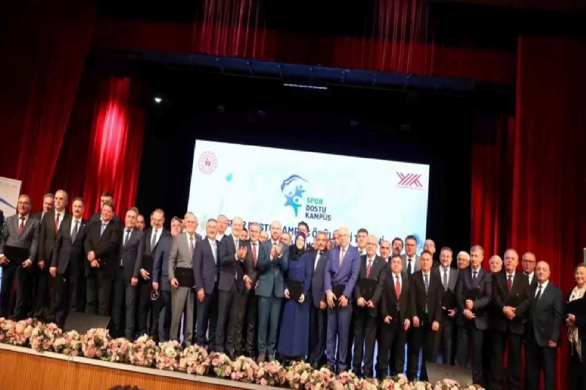 BEUN, Spor Dostu Kampüs Ödül Töreni’nde Türkiye 4’üncüsü oldu