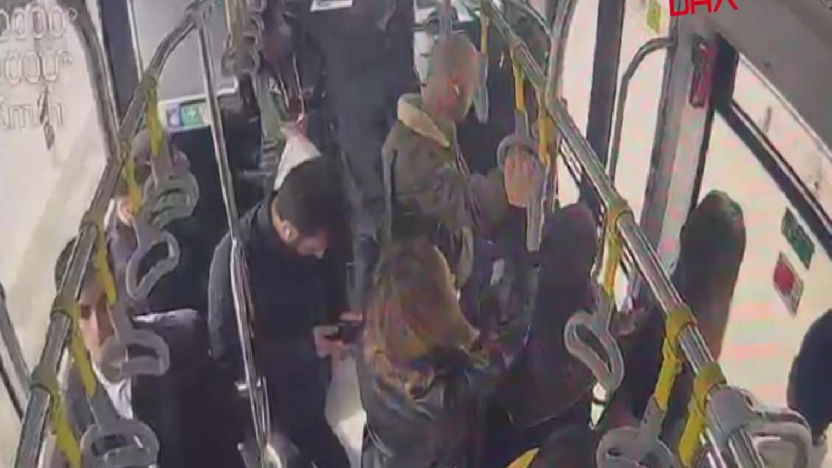 Beylikdüzü’ndeki metrobüs kazası araç içi kamerasında
