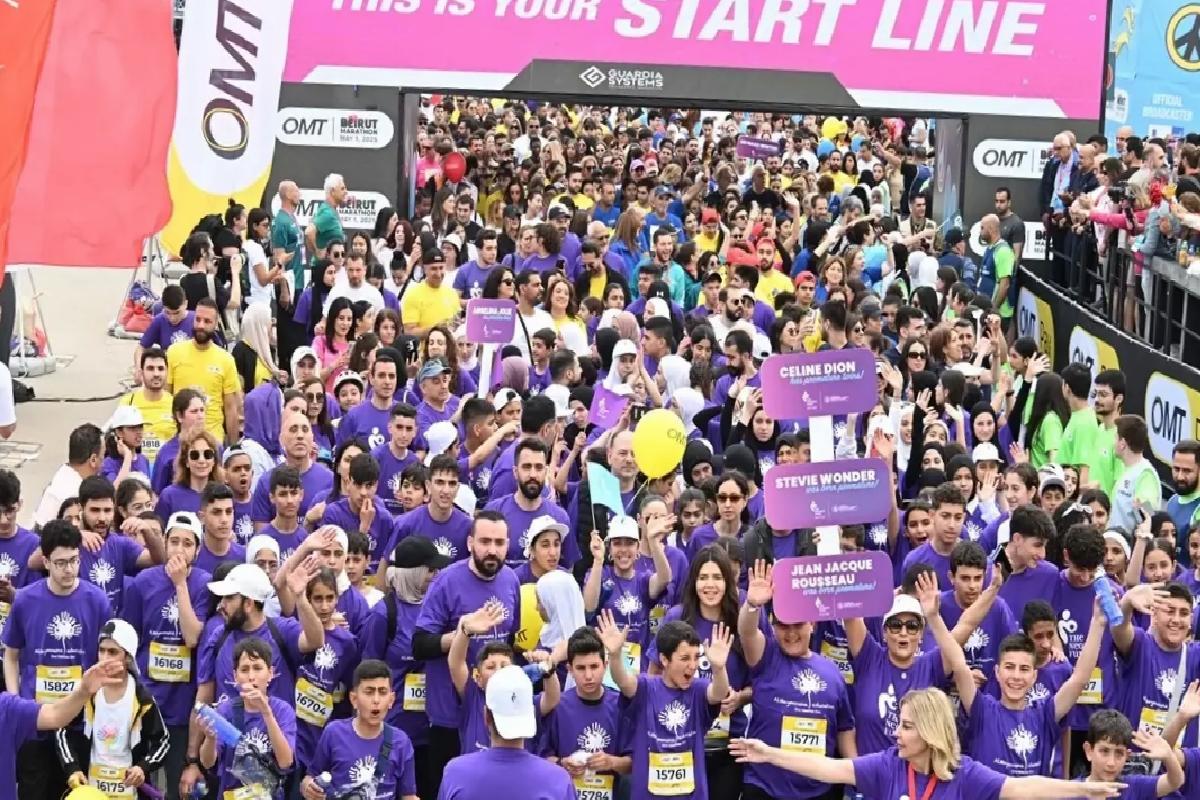 Beyrut’ta Uluslararası Maraton Coşkusu