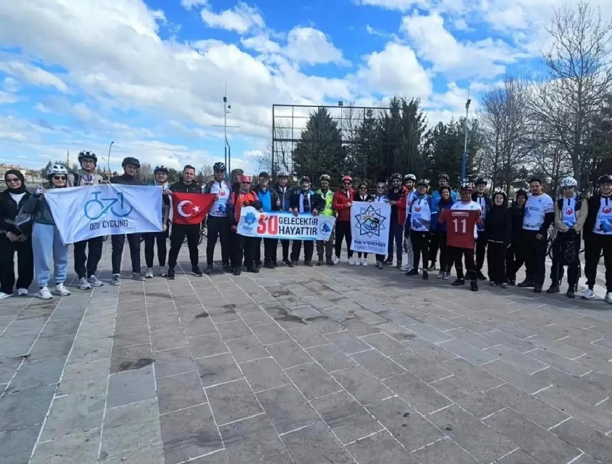 Beyşehir Gölü’nde Su Tasarrufu İçin Bisiklet Etkinliği