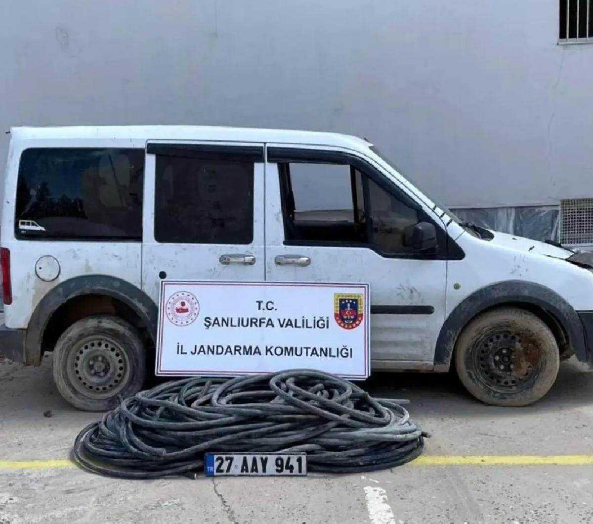 Birecik’te Çalınan Kablo Bulundu