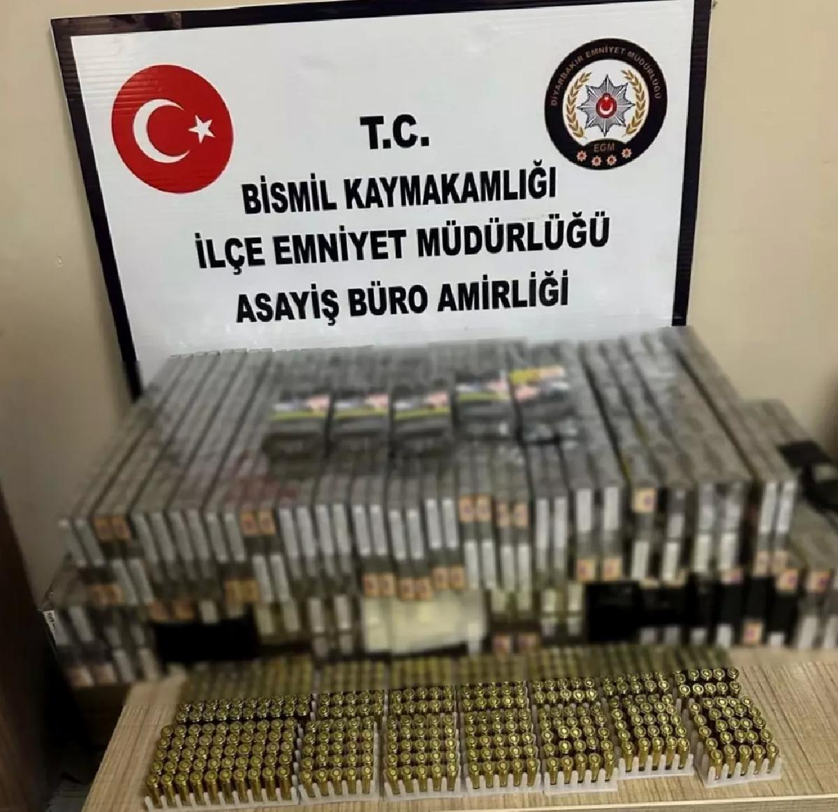 Bismil’de Kaçak Sigara ve Fişek Ele Geçirildi