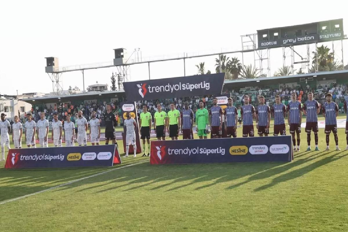 Bodrum FK, Trabzonspor’u İlk Yarıda Geçti