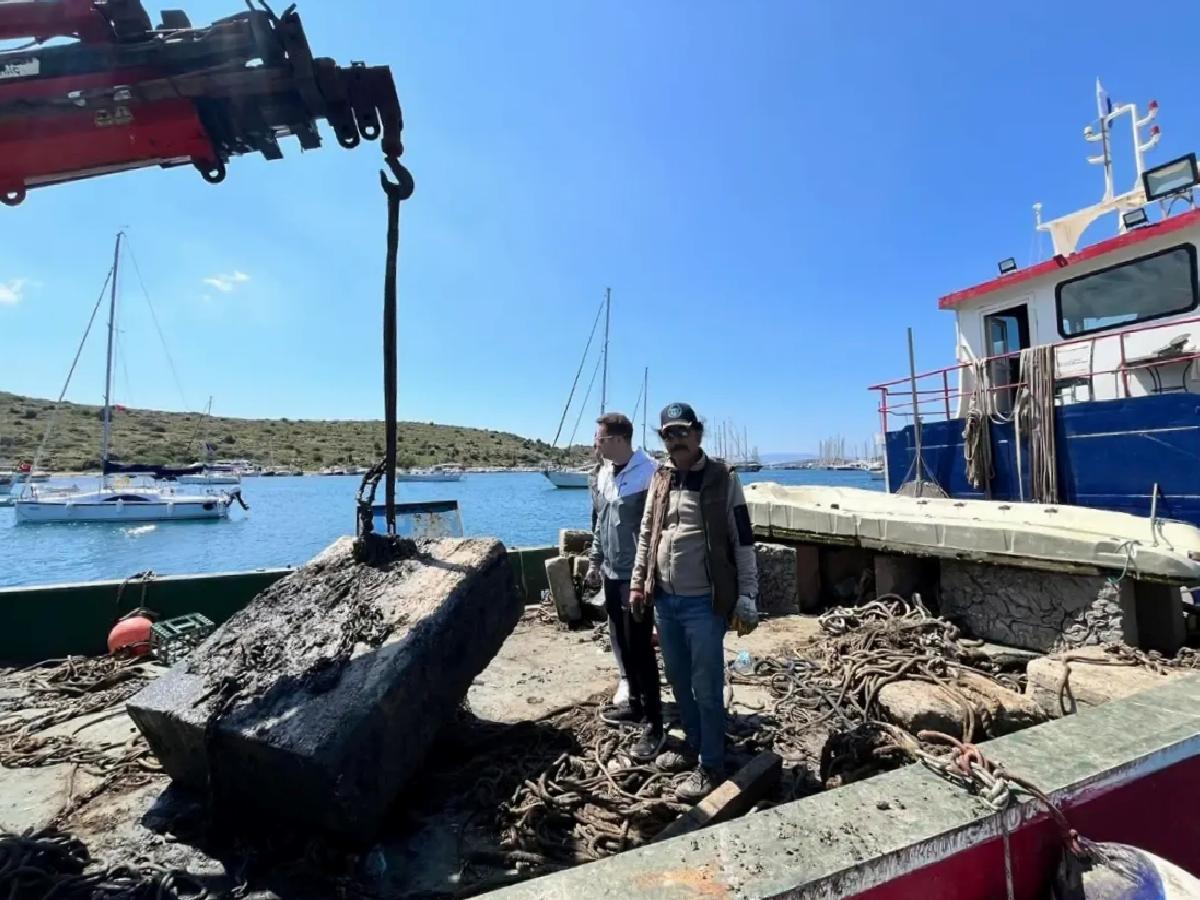 Bodrum’da 130 Ton Deniz Atığı Temizlendi