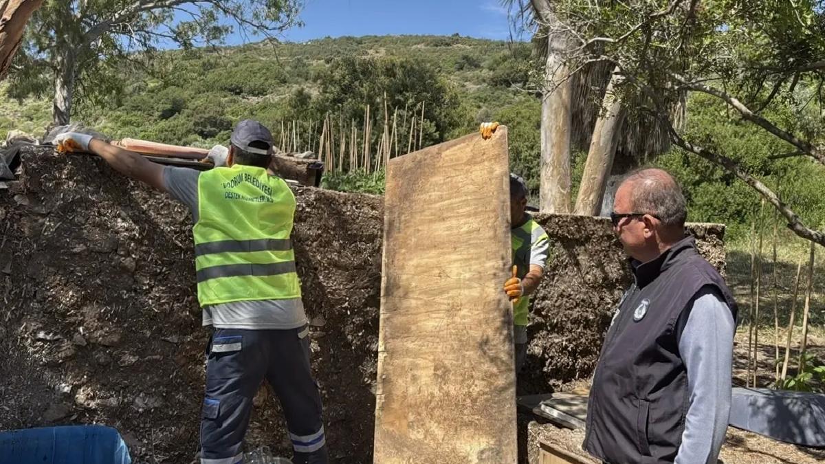 Bodrum’da Kaçak Yapılar Yıkıldı