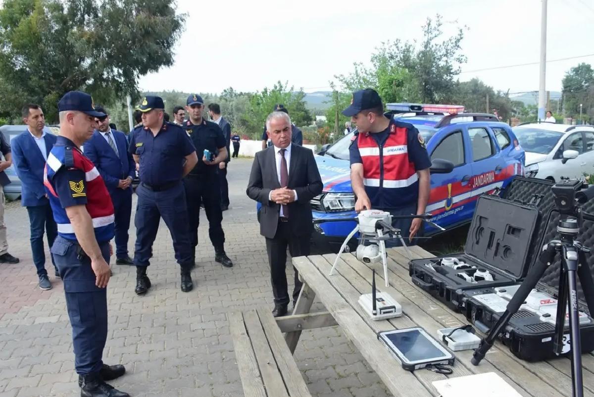 Bodrum’da Orman Yangınlarına Havadan Denetim