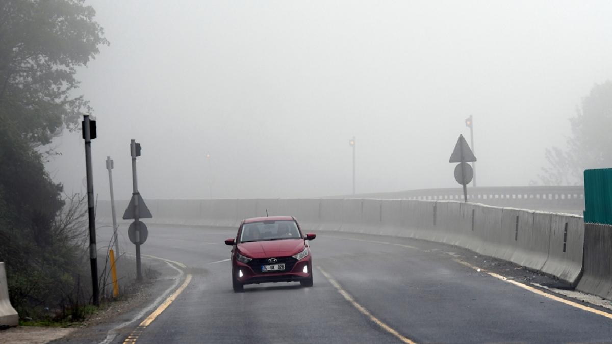 Bolu Dağı’nda trafik sise teslim
