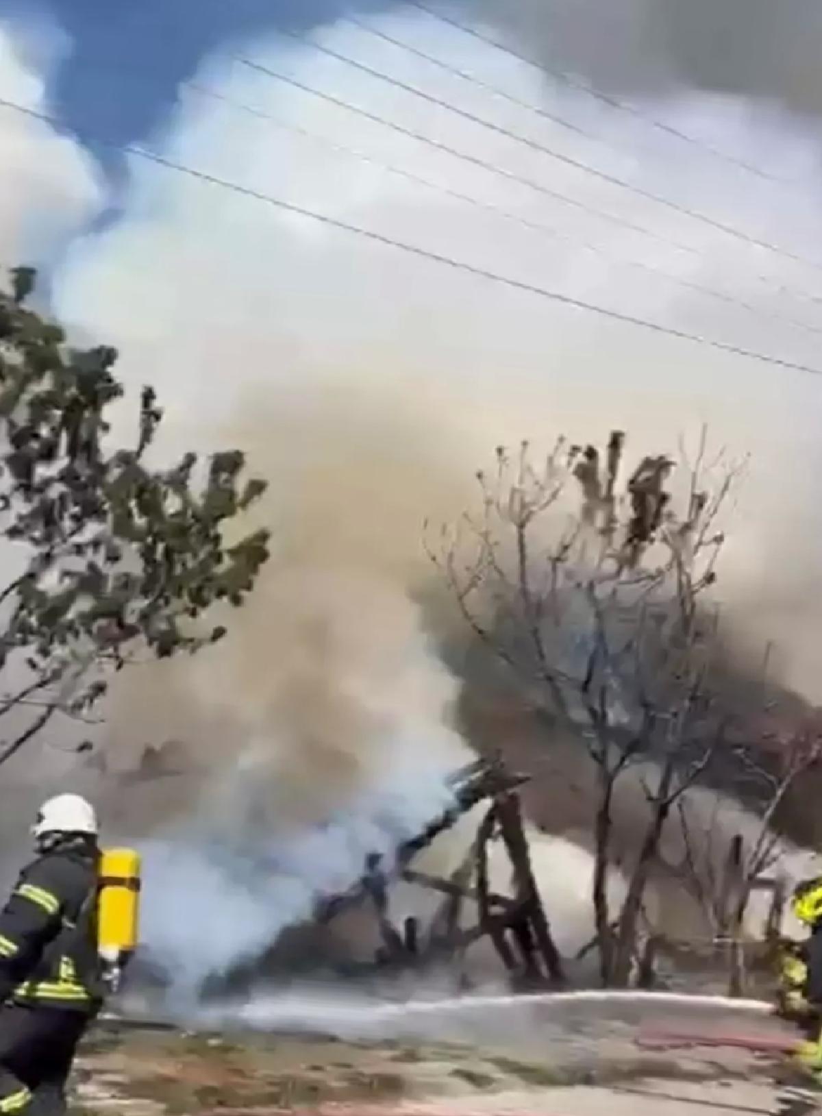 Bolu’da Yabancıların Evi Yangında Kullanılamaz Hale Geldi