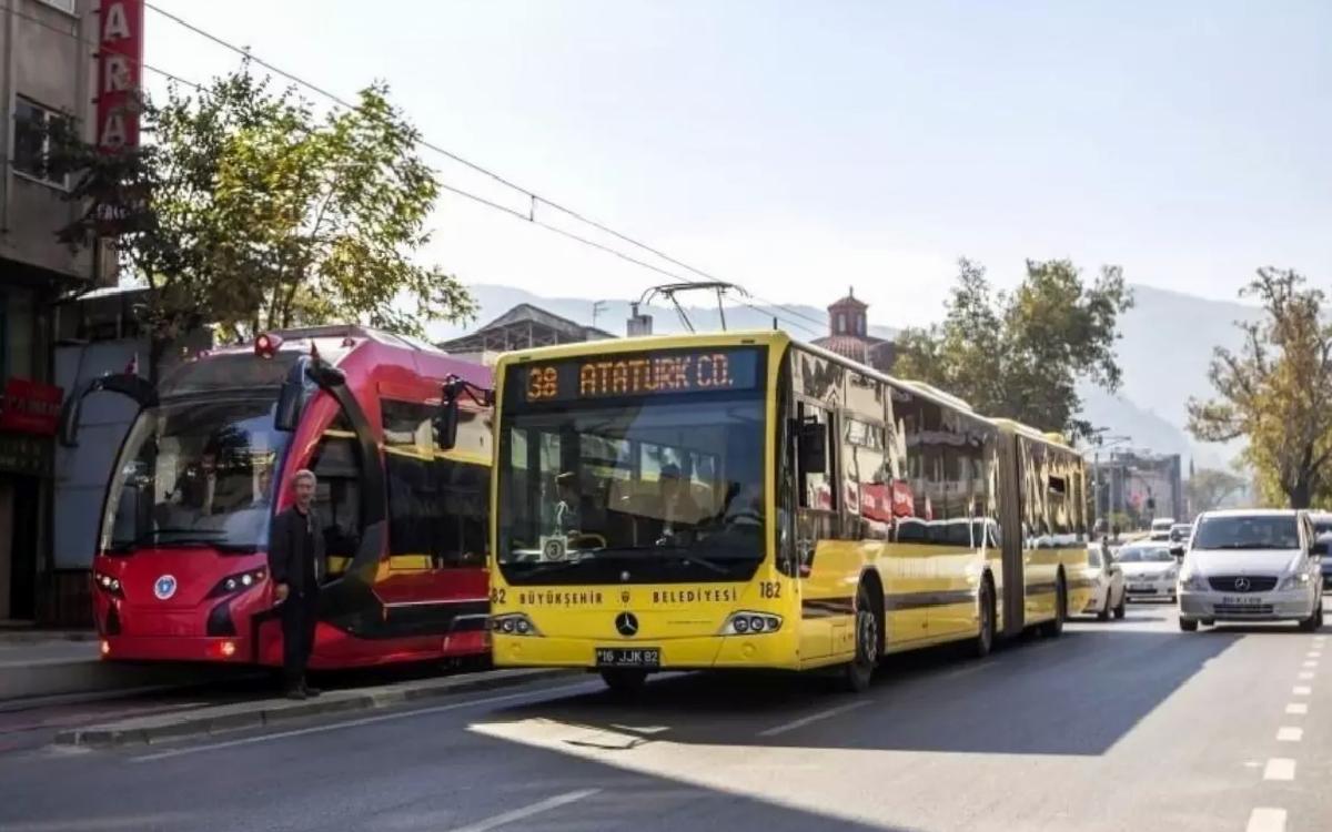 Bursa’da 19 Mayıs’ta Toplu Ulaşım Ücretsiz Olacak