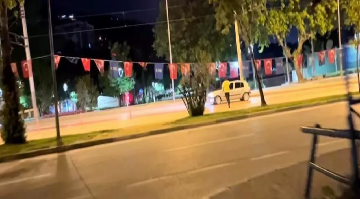 Bursa’da Alkollü Sürücü Polisi Görünce Gazladı