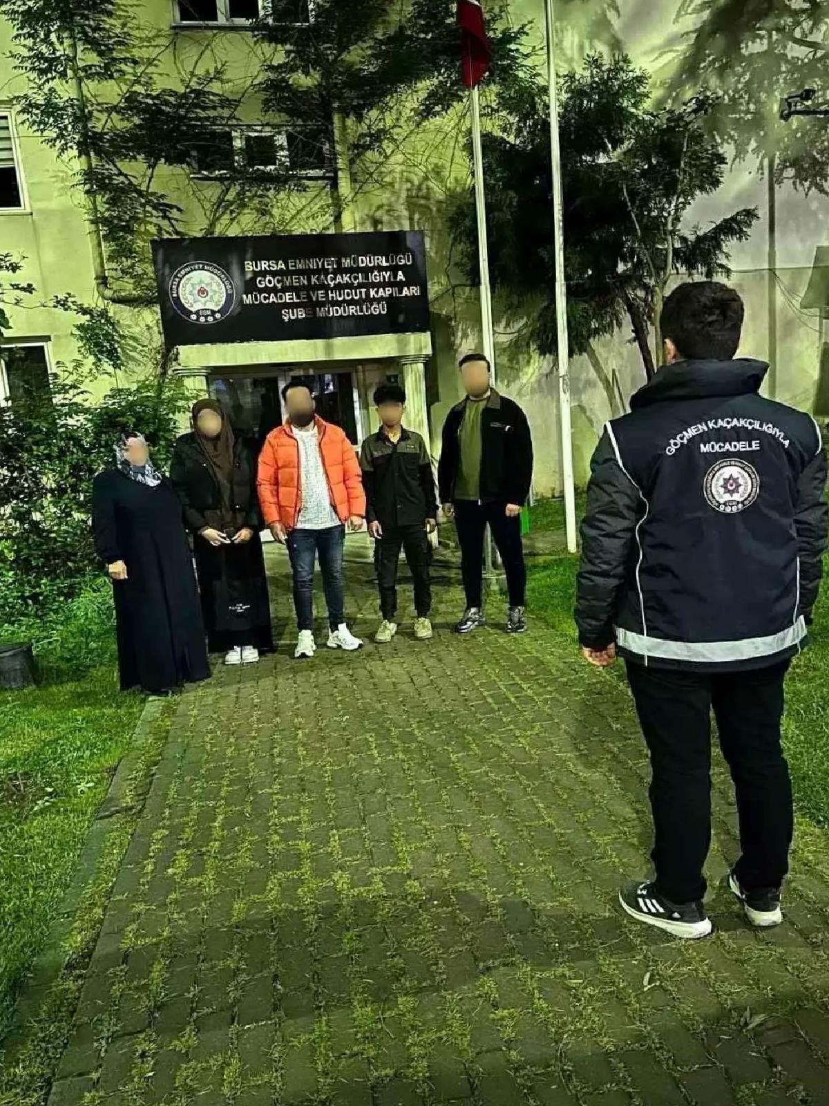 Bursa’da Göçmen Kaçakçılığı Operasyonu