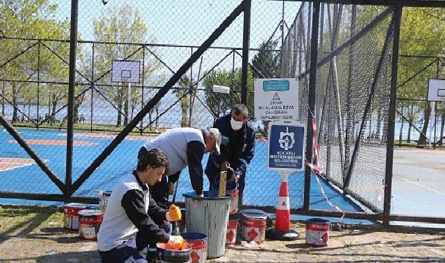 Büyükşehir, basketbol sahalarını yeniliyor