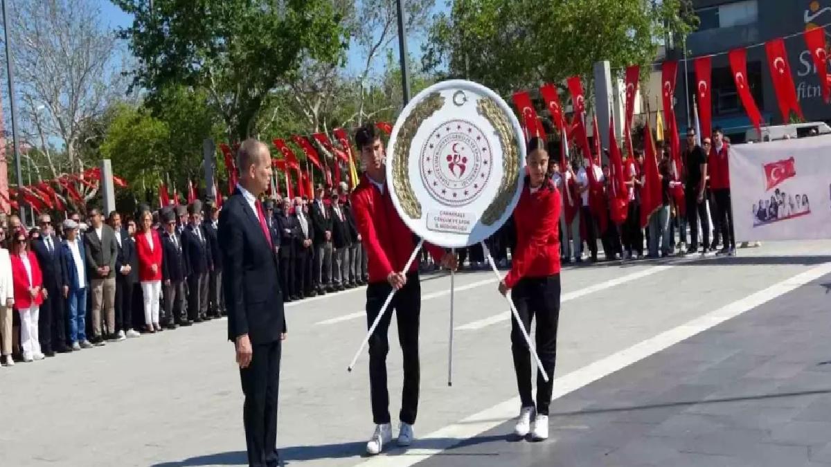 Çanakkale’de 19 Mayıs Bayramı Coşkuyla Kutlandı