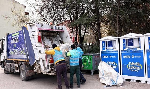 Çankaya’da Tekstil Kumbaralarıyla Sıfır Atığa Katkı