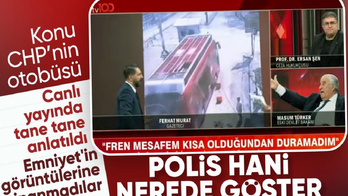 Canlı yayın polemiği: CHP otobüsünün ezmeye çalıştığı polis videosu gerçek mi
