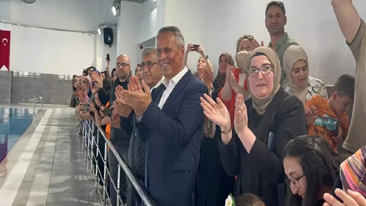 Çerkeş’te Yüzme Yarışı Coşkusu