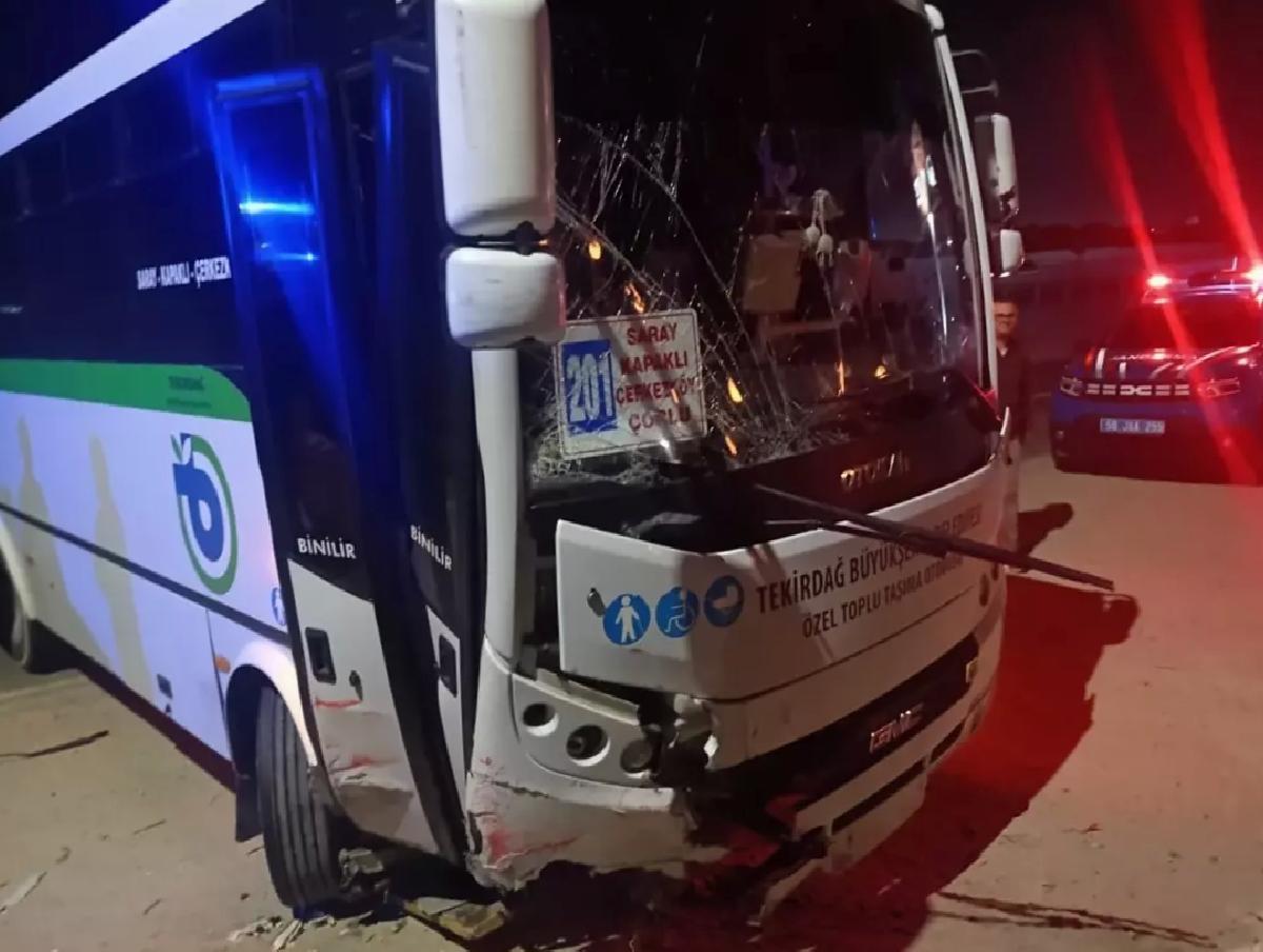Çerkezköy’de trafik kazasında bir ölü