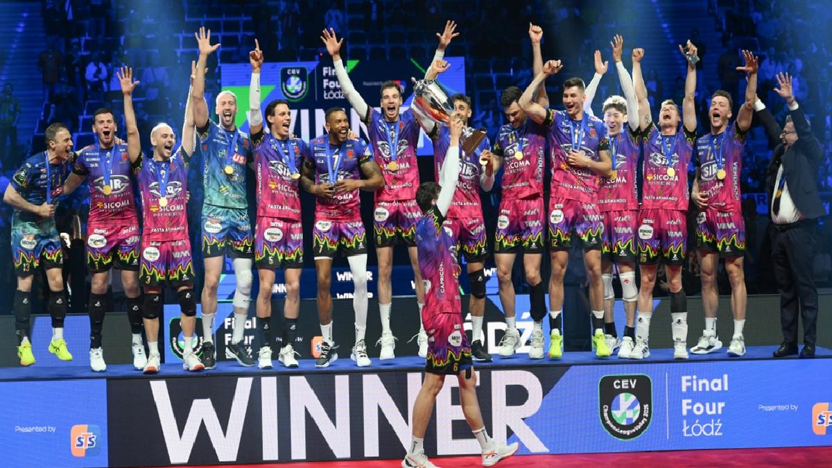 CEV Erkekler Şampiyonlar Ligi’nde şampiyon Sir Sicoma Monini Perugia!