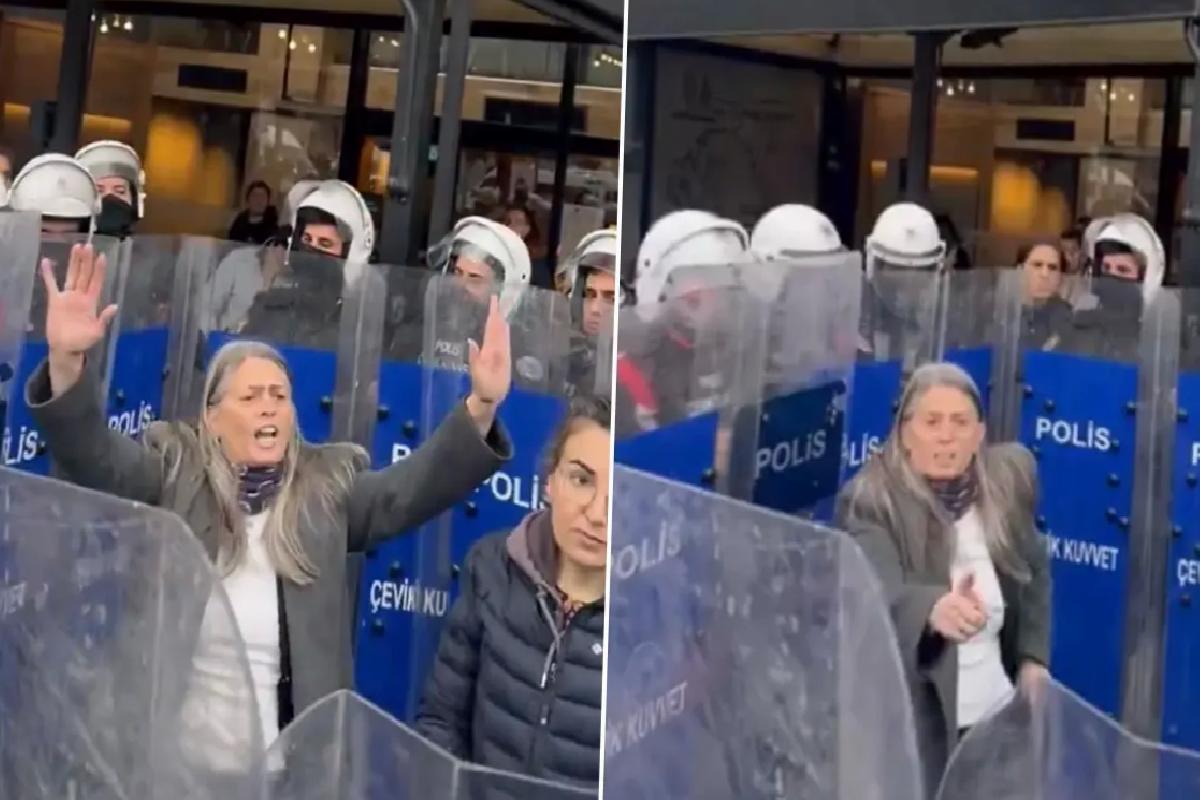 CHP’li vekil arbede esnasında polisler tarafından çembere alındı