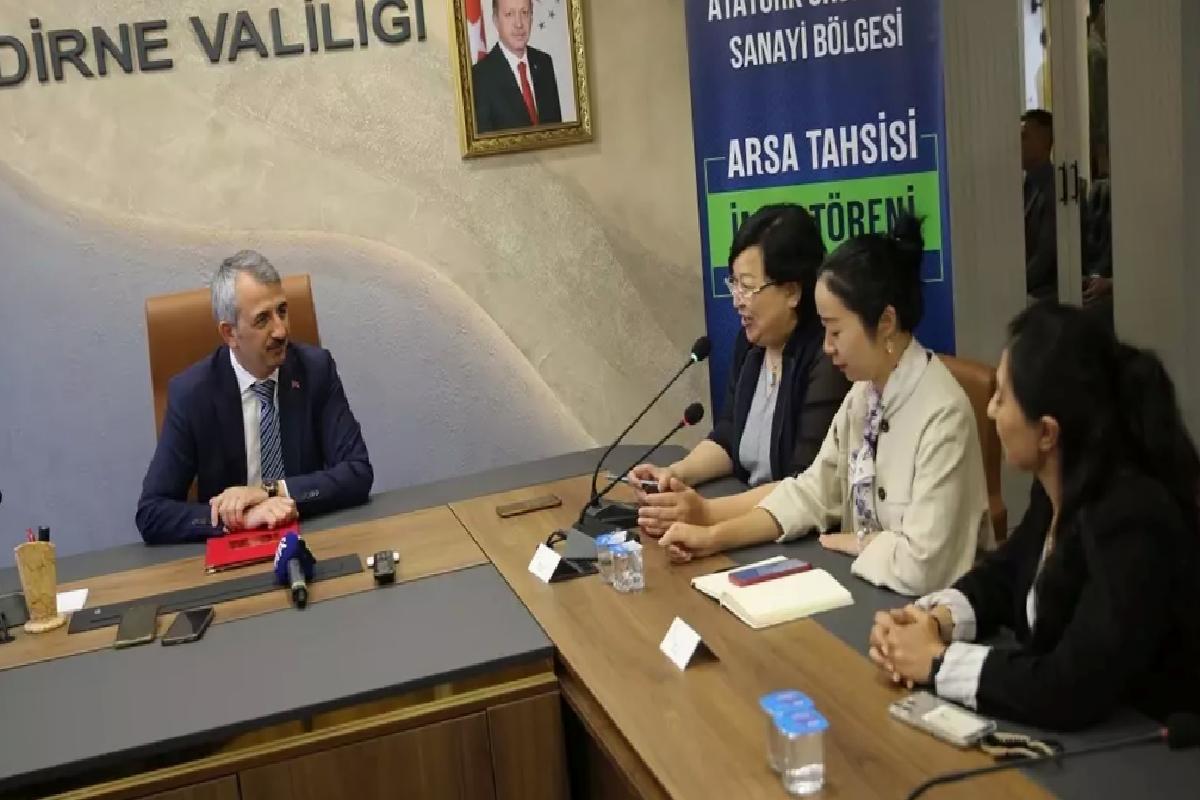 Çinli Firma Edirne’de Rüzgar Türbini Üretecek