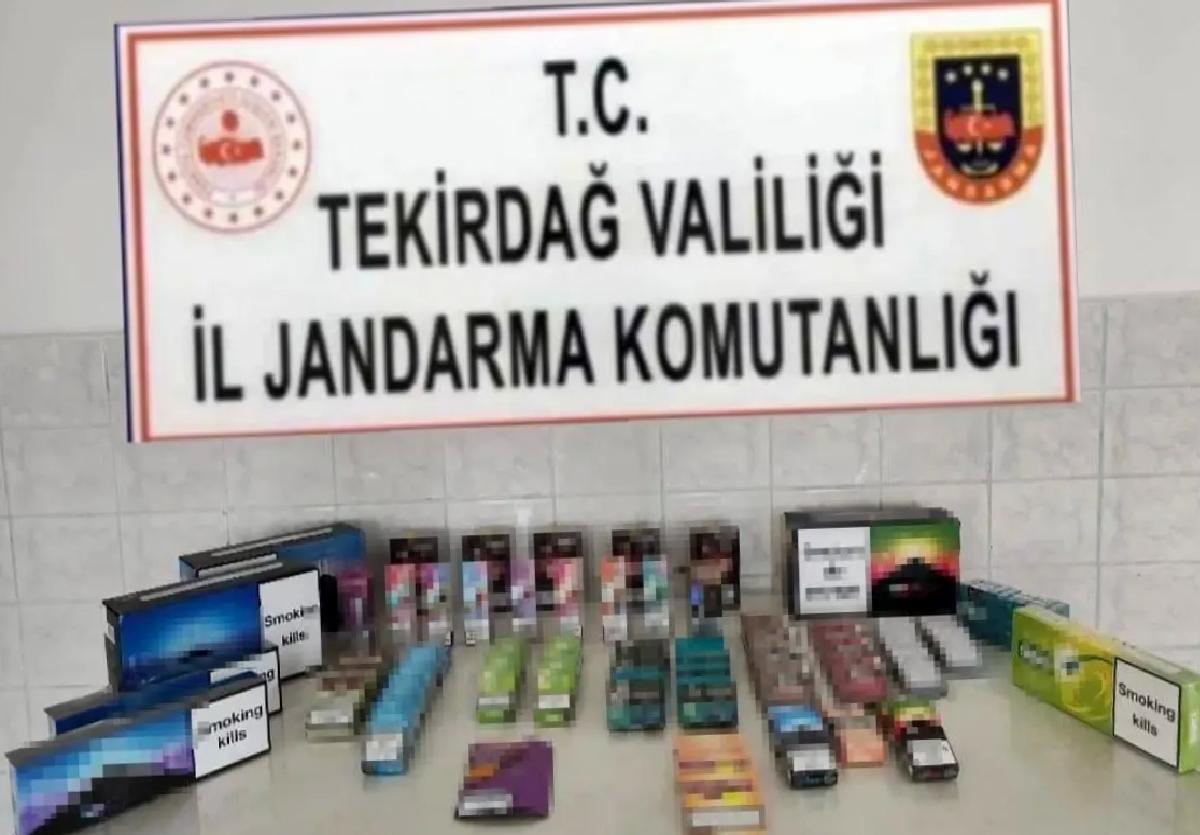 Çorlu’da Kaçak Sigara Operasyonu