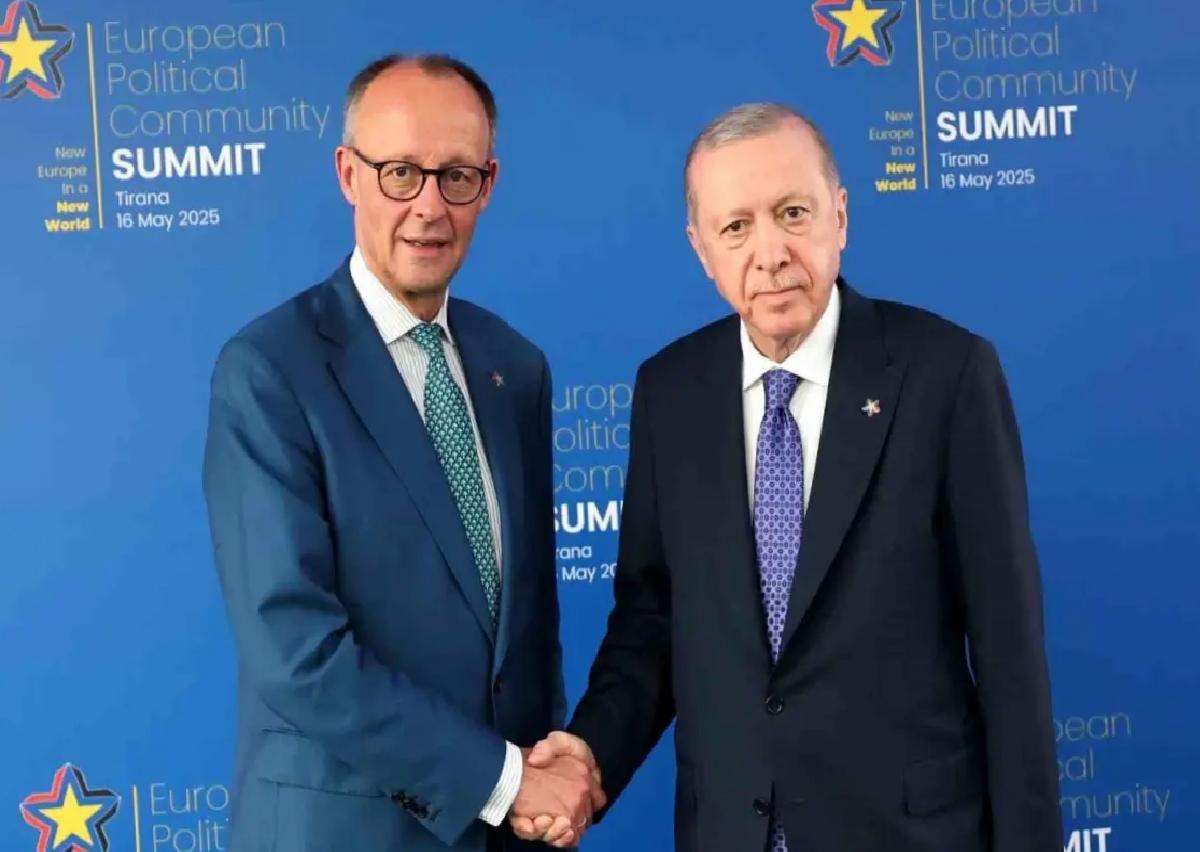 Cumhurbaşkanı Erdoğan, Almanya Başbaşkanı Merz ile görüştü