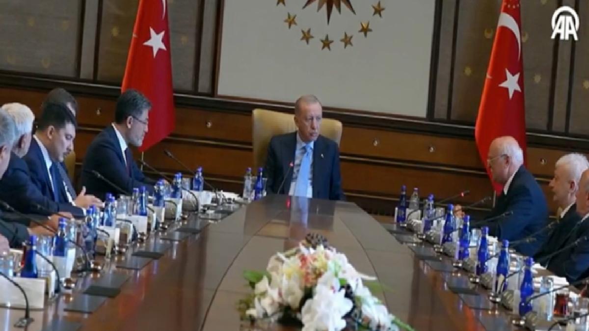 Cumhurbaşkanı Erdoğan, çiftçileri kabul etti