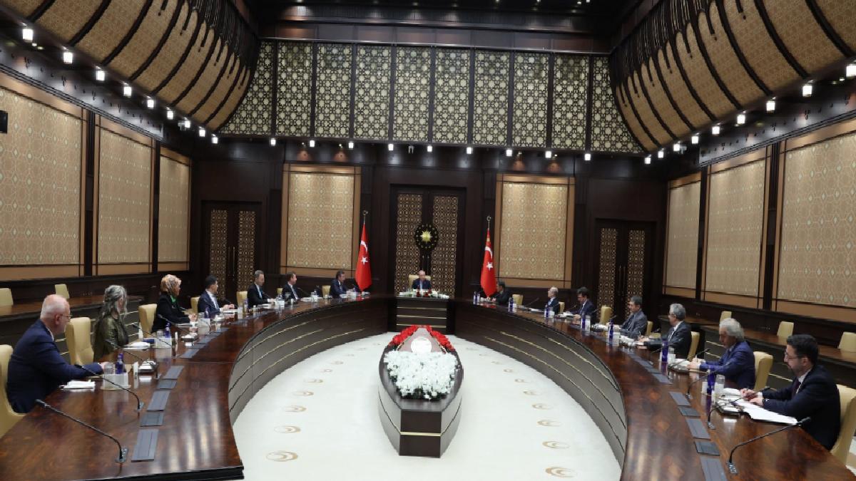 Cumhurbaşkanı Erdoğan, Cumhurbaşkanlığı Politika Kurullarının başkanvekillerini kabul etti