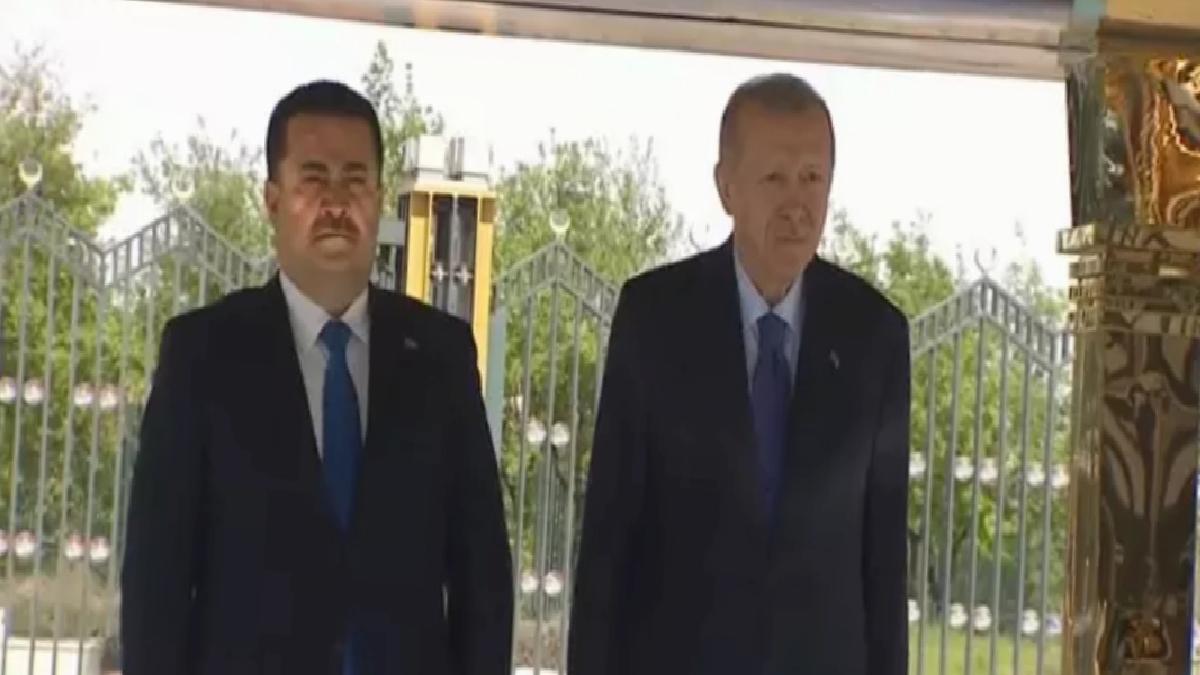 Cumhurbaşkanı Erdoğan, Irak Başbakanı Sudani’yi karşıladı