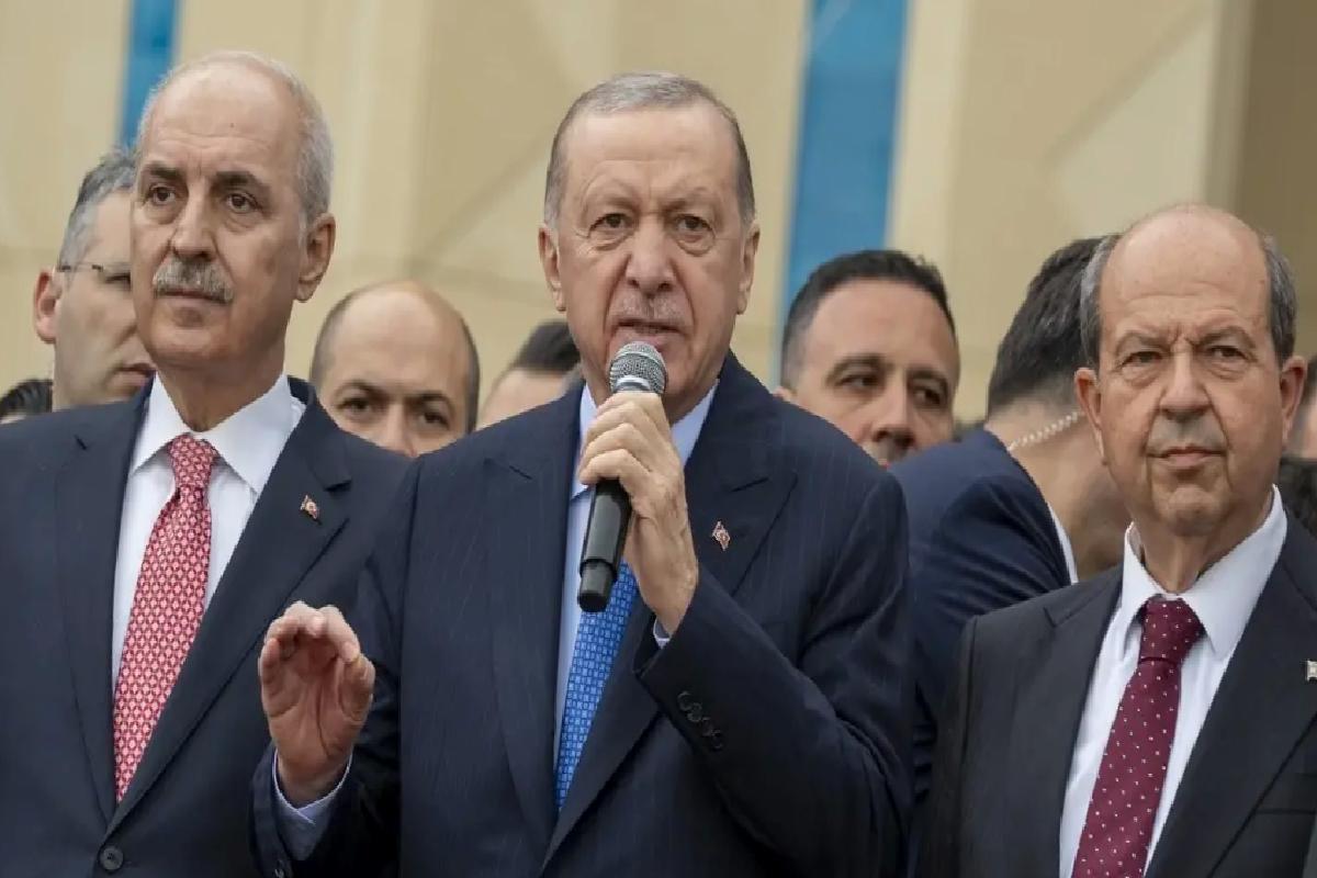 Cumhurbaşkanı Erdoğan, KKTC Cumhuriyet Yerleşkesi Açılış Töreni’nde konuştu: (1)