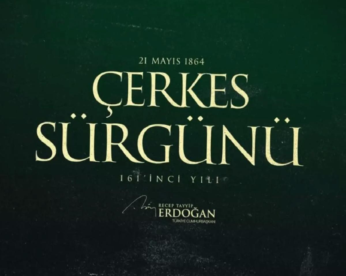 Cumhurbaşkanı Erdoğan’dan ‘Çerkes Sürgünü’ paylaşımı