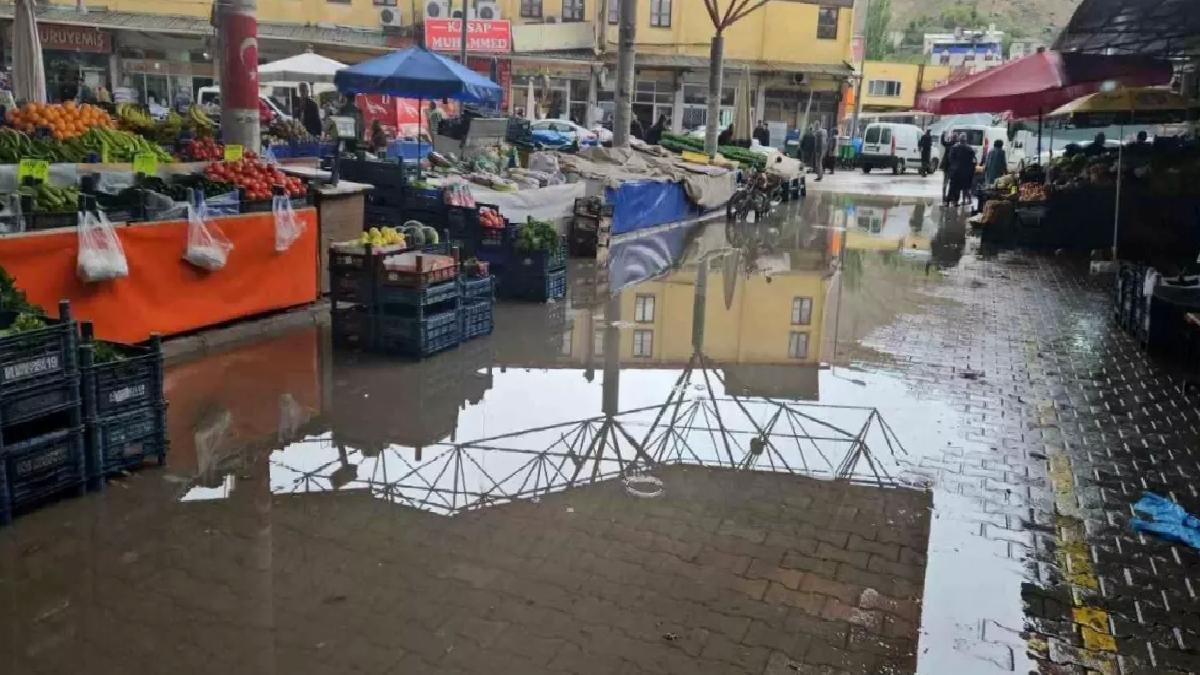 Darende’de Aniden Bastıran Dolu Hayatı Olumsuz Etkiledi
