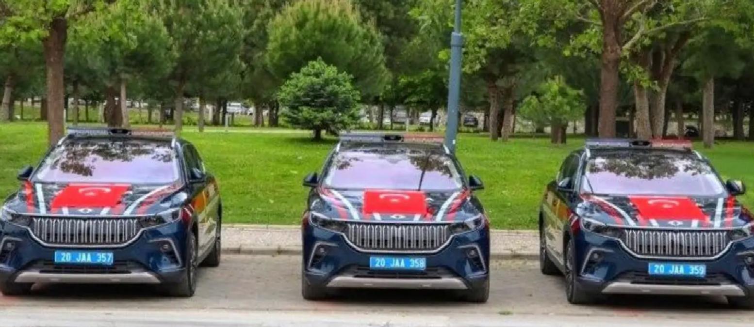 Denizli Jandarması 3 TOGG Aracı Envanterine Katıldı
