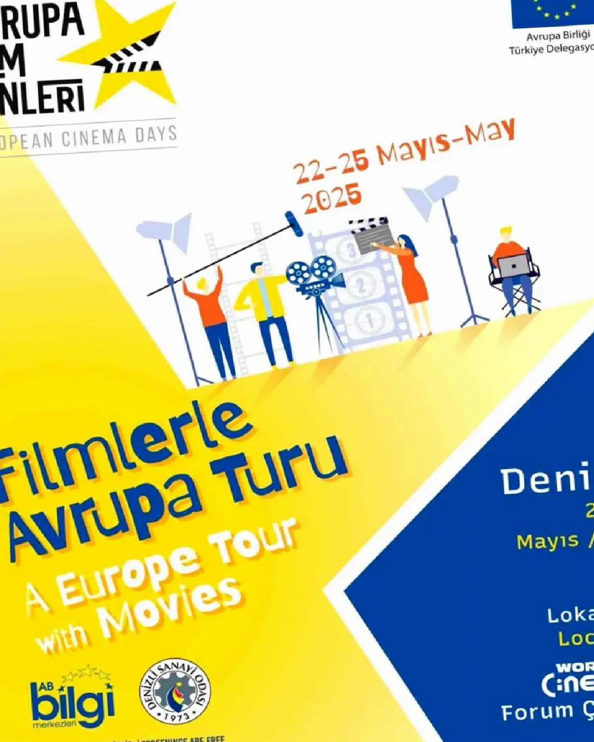 Denizli’de Avrupa Film Günleri Başlıyor