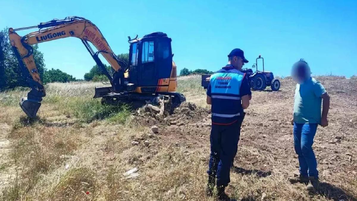 Didim’de Hazine Arazisinde İzinsiz Kazı