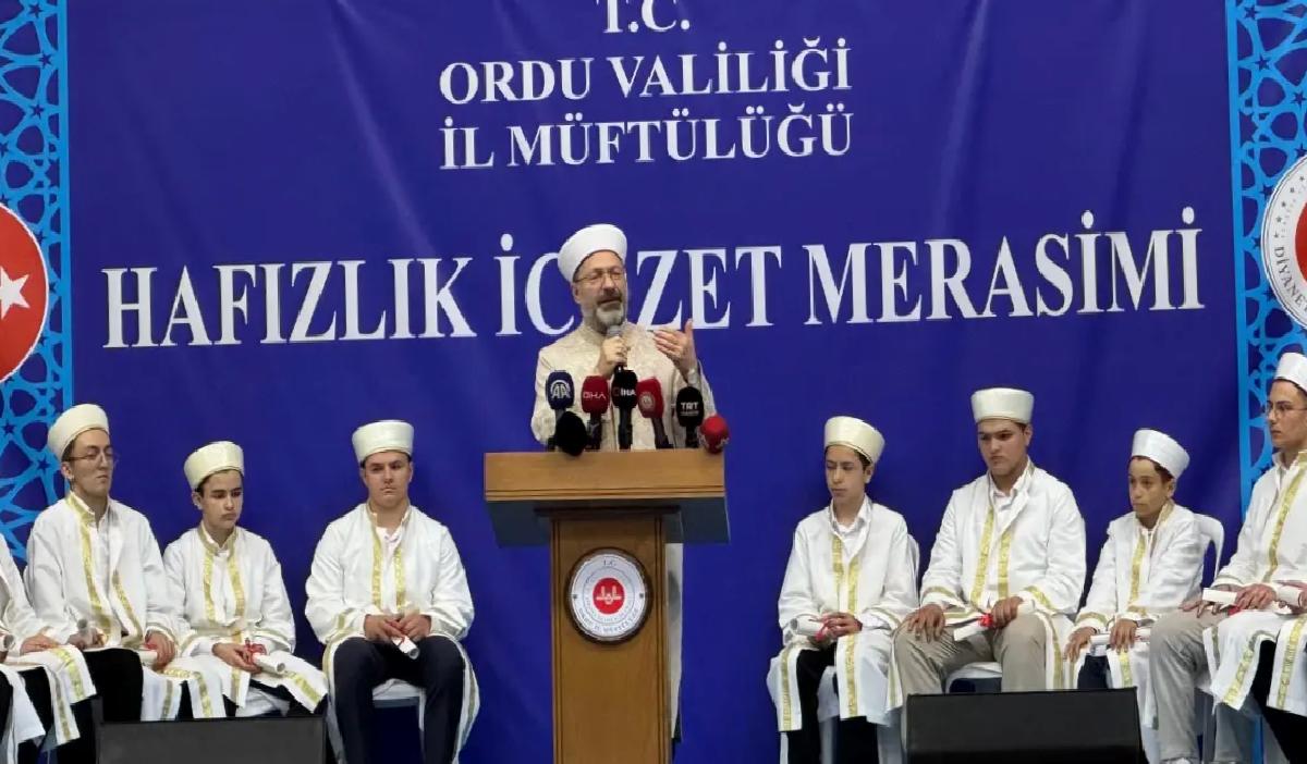 Diyanet’ten Hafızlık İcazet Töreni