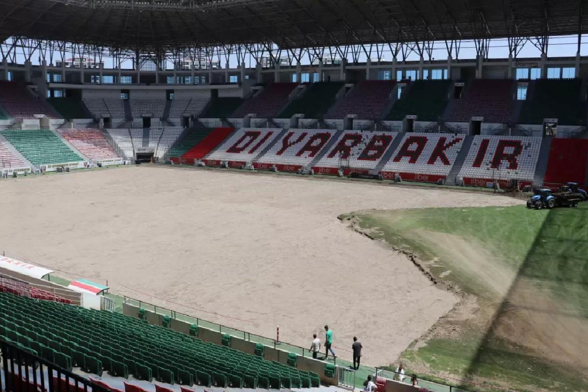 Diyarbakır Stadyumu’nda Altyapı Çalışmaları Başladı