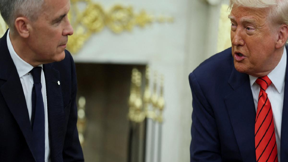 Donald Trump, Kanada Başbakanı Carney’i Beyaz’da ağırladı