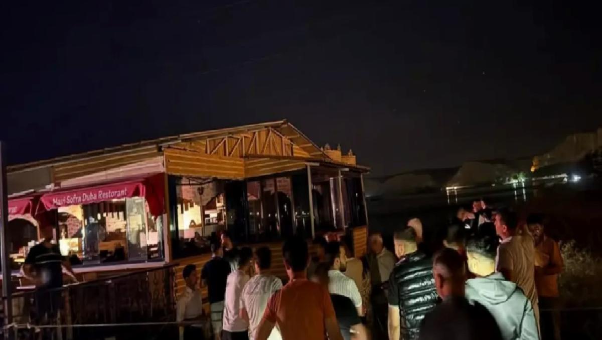 Duba Restoran Akıntıya Kapıldı